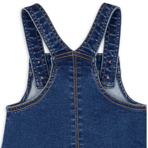 NWT Girls Denim Overall Dress - Picture 5 of 7